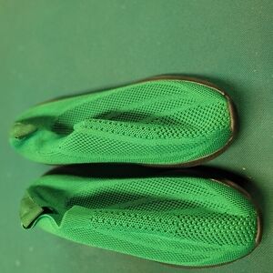 Gently used green casual shoes